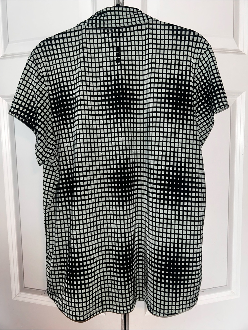 jamie sadock sea green and black Grid Short Sleeve Polo - Picture 7 of 9